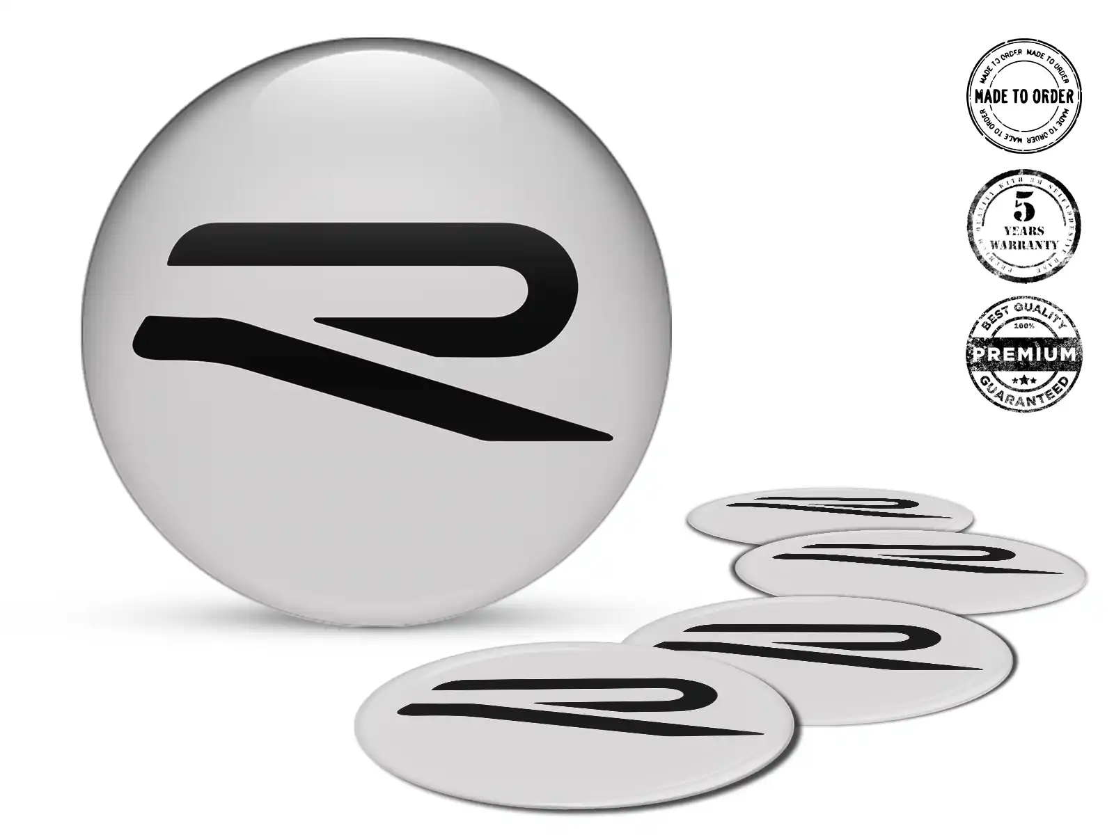 VW Wheel Decals Edition High-Quality Resin Stickers